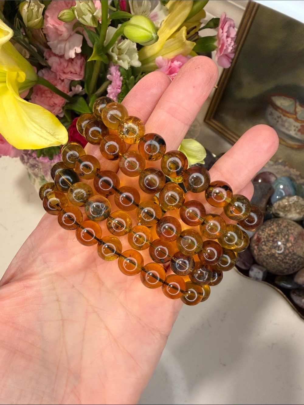 Amber Bracelet (listing is for 1): B1124